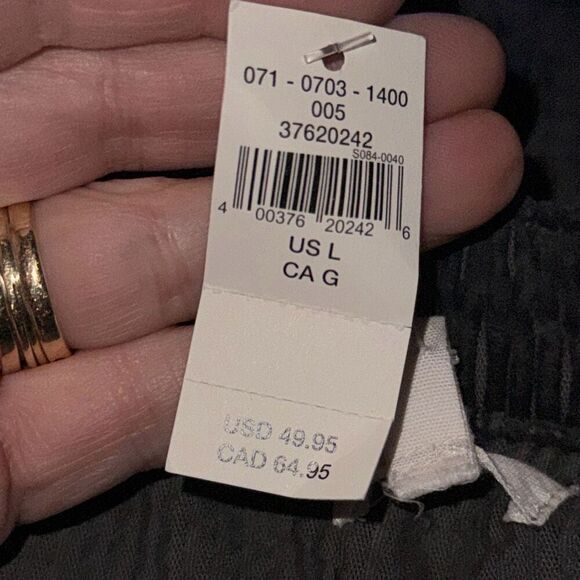 Aerie Corduroy Micro Mini Skirt Size Large Gray - Picture 3 of 3